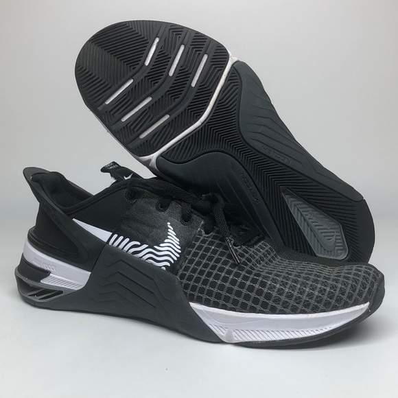 Nike Metcon 8 FlyEase Black White DO9388-001 Men's Size 7.5 USED - Picture 1 of 8